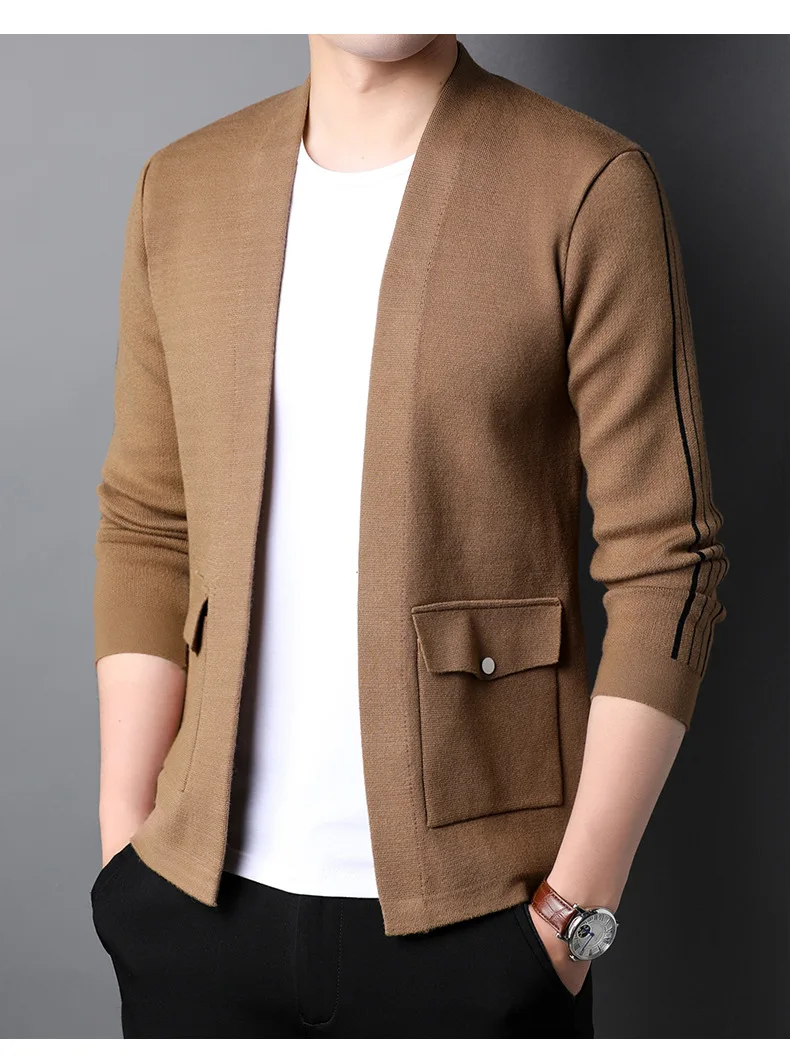 New Brand Fashion Japanese Autum Winter Knit Streetwear Cardigan Men Sweater Casual Coats Jacket Top Quality Men's Clothing_voghion.com