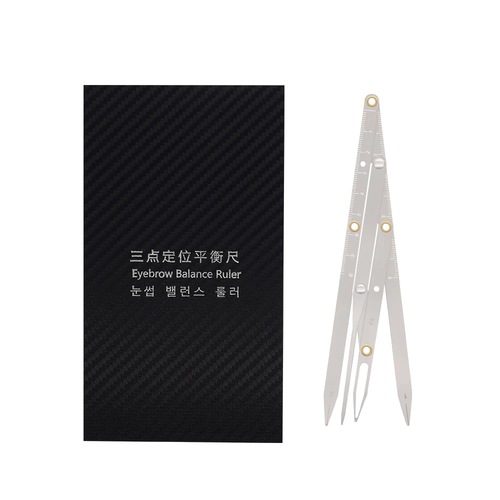 

Permanet Makeup Ruler Measure Microblading ruler eyebrow shaping Makeup Tattoo Shaping Stencil Measuring Grooming Tool