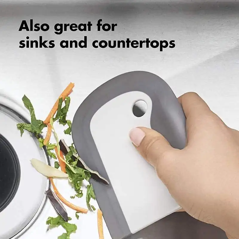 2 Packs Kitchen Integrated Soft Rubber Scraper Cleaning Tool For Dinner  Plate Kitchen Sink Dishes Countertops - Yahoo Shopping