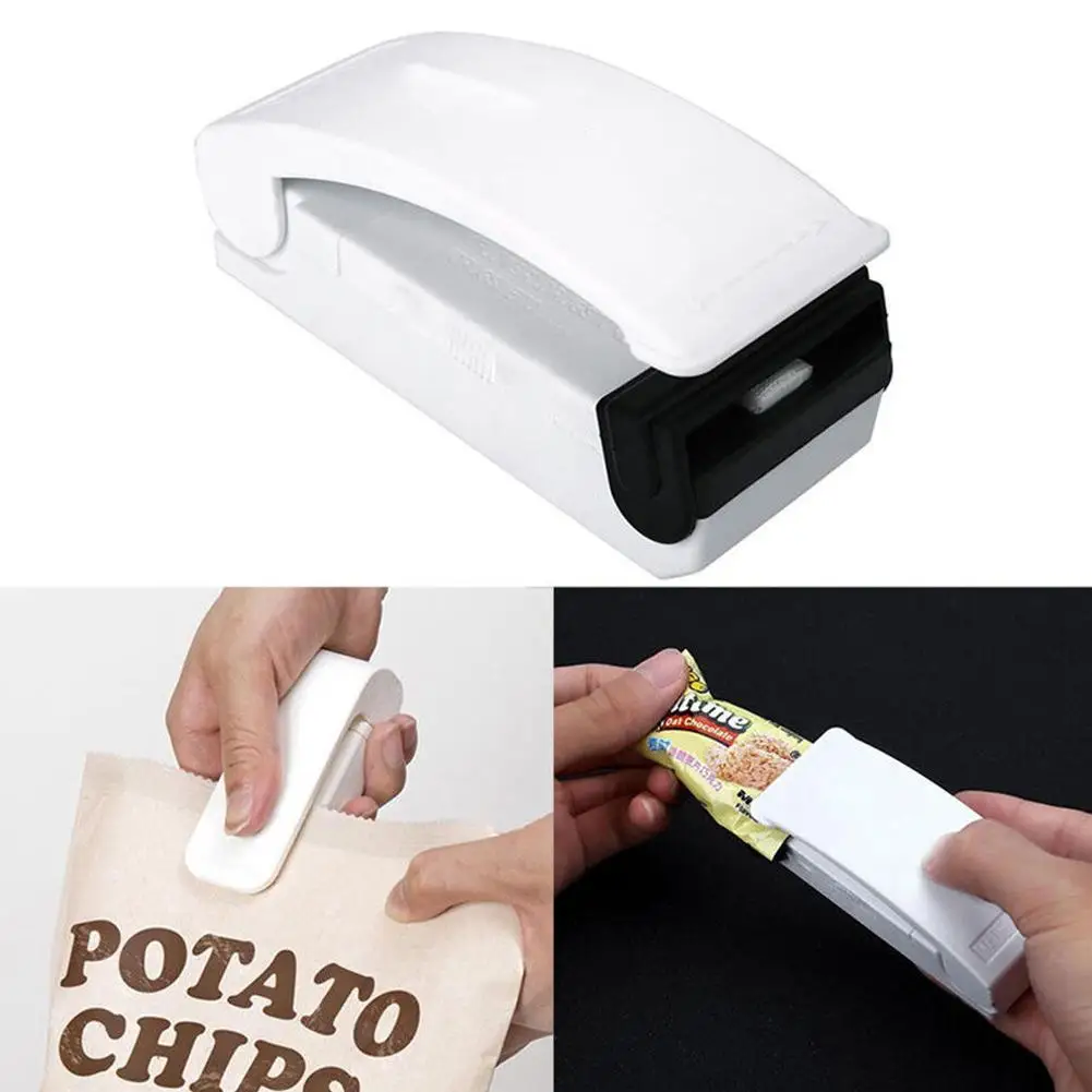 

Portable Mini Snack Plastic Bag Small hand pressure machine heat sealing D9M6