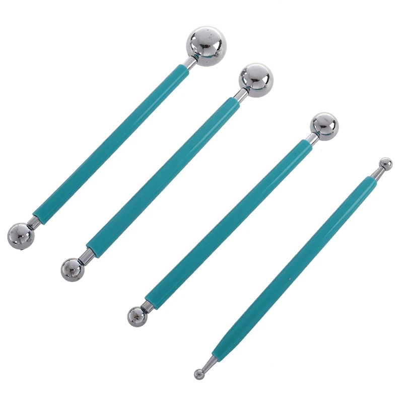 

4pcs Metal Ball Cake Decorating Sugarcraft Modelling Cutter