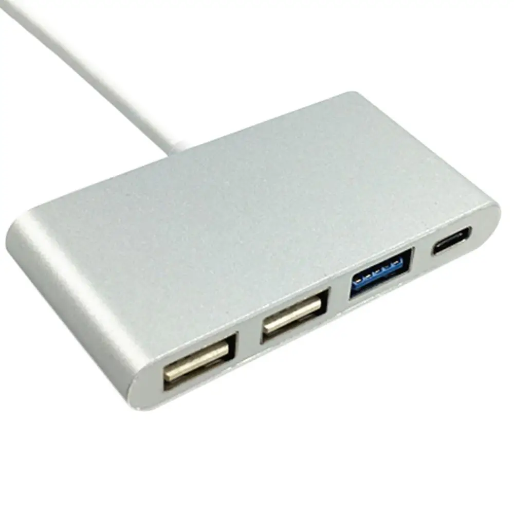 Компактный Портативный дизайн USB-C/Тип C USB 3,1 к Тип usb Закрытая акционерная Компания C& 3-Порты и разъёмы USB 3,0 Hub адаптер для Macbook