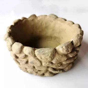 

Stone Shape Flowerpot Silicone Concrete Molds Succulent Plants Flower Pot Cement Mold Plaster Clay Mould