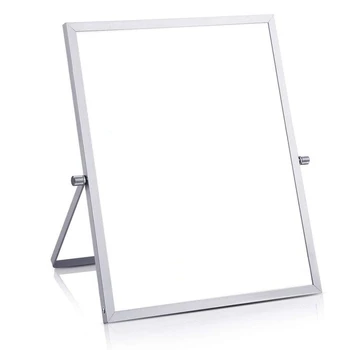 

Small Magnetic White Board for Desk 10\"X10\" Double-Sided Desktop Tabletop Board WXTB