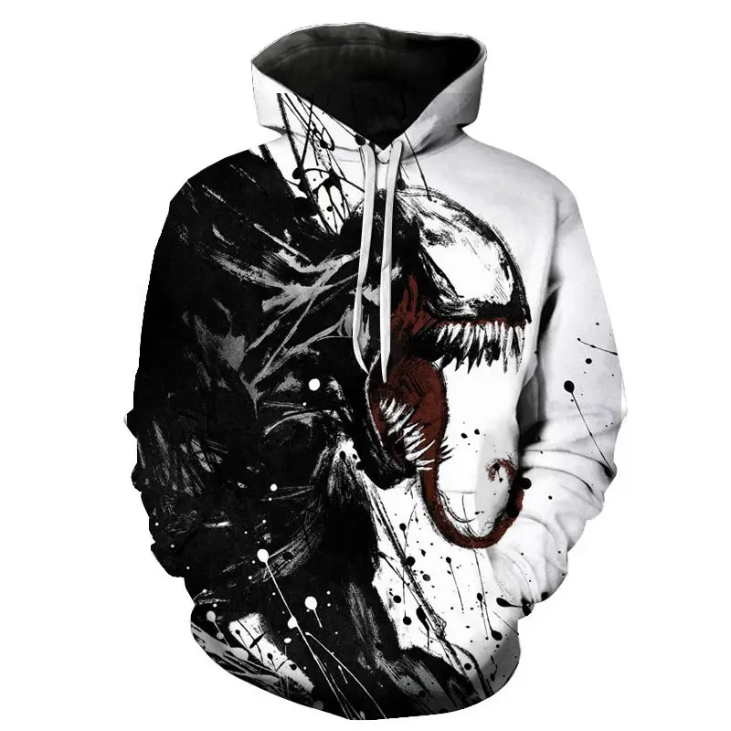 

2020 spring and autumn new types of film solid color printed men's and women's sweatshirts Harajuku boys sweatshirts 3D printed