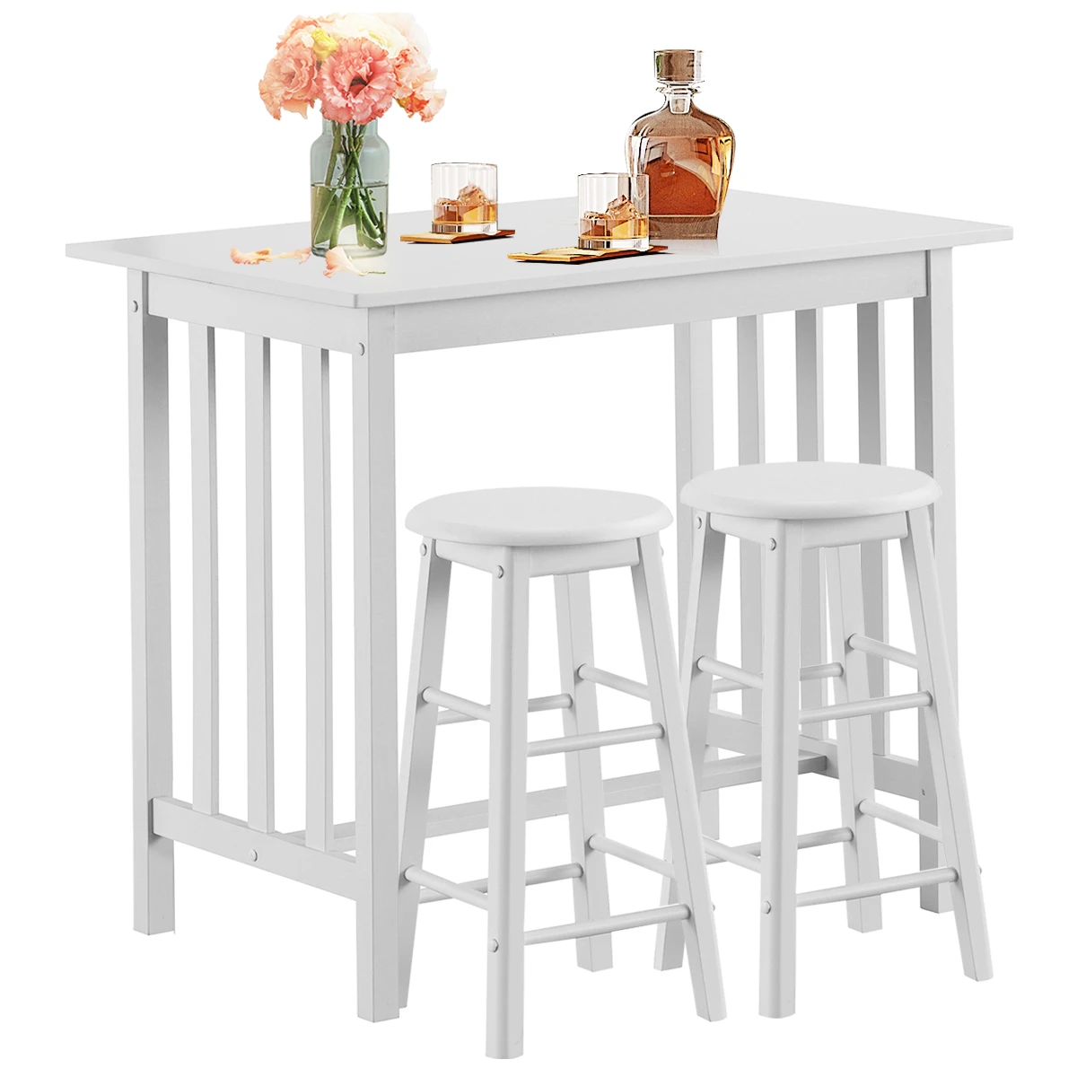 3 Piece Pub Table Set - Winsome Halo 3 Piece Pub Table Set / 99 $10.00 coupon applied at checkout save $10.00 with coupon