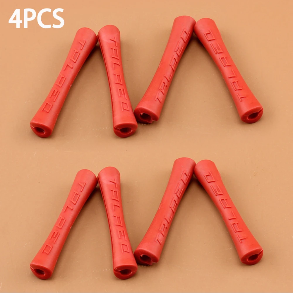 

4 PCS Bicycle Bike Brake Line Pipe Rubber Cover Derailleur Shift Cable Cap Guard Prevent Grinding Between Line Pipe Frame #1218