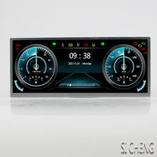 Venda direta lvds 12.3 polegada tela lcd JJ123IA-01J resolução 1920*720 brilho 750 contraste 1000:1
