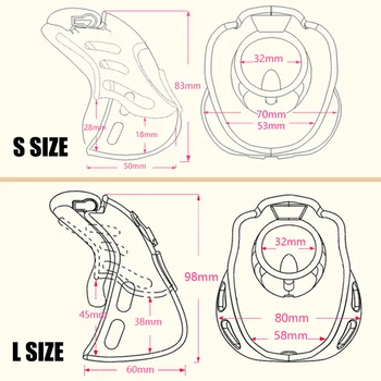 BLACKOUT 2020 New Arrival Male Fully Restraint Bowl Chastity Device Sex Toys Cock Cage Penis Ring Sissy Bondage ARMOR 01 5