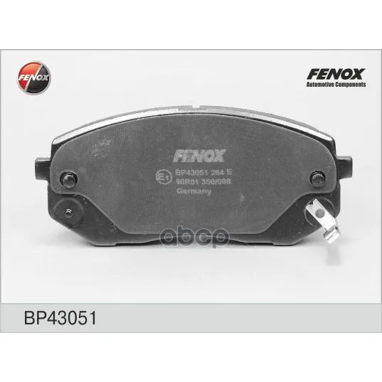Колодки Диск Передние Hyundai Ix35, Sportage 06- Bp43051 FENOX арт. BP43051