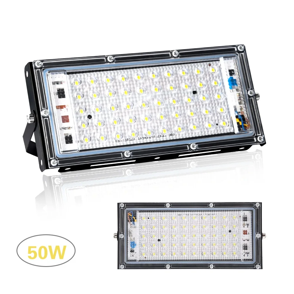 

LED Flood Light 50W Perfect Power LED Street Spotlight Lamp Waterproof IP66 220V 230V 240V Landscape Lighting led Floodlight
