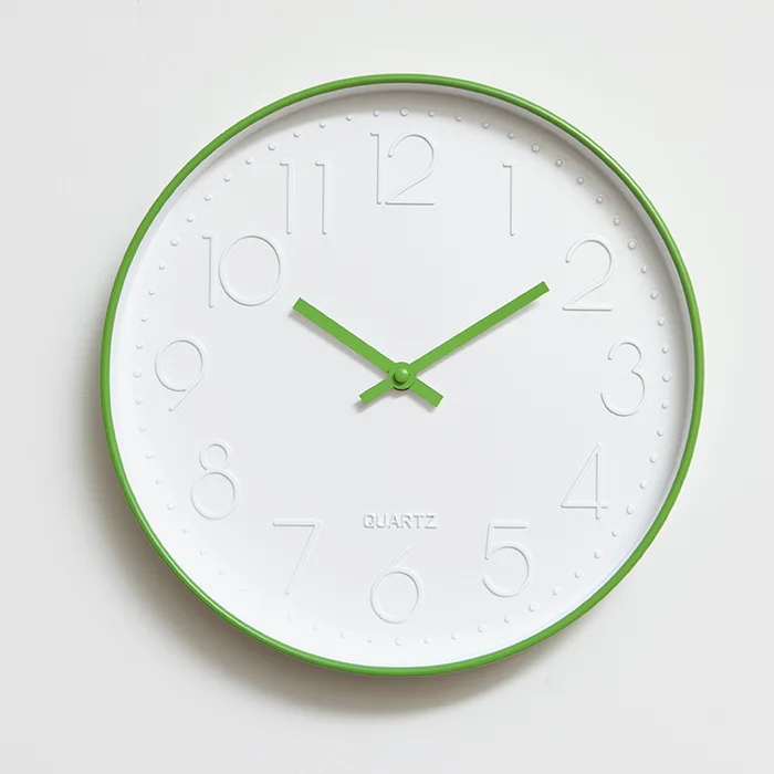 Wall Clock Living Room Minimalist Modern Mute Silent Quartz Clock Fashion Creative Northern European-Style Clock Circle Clock
