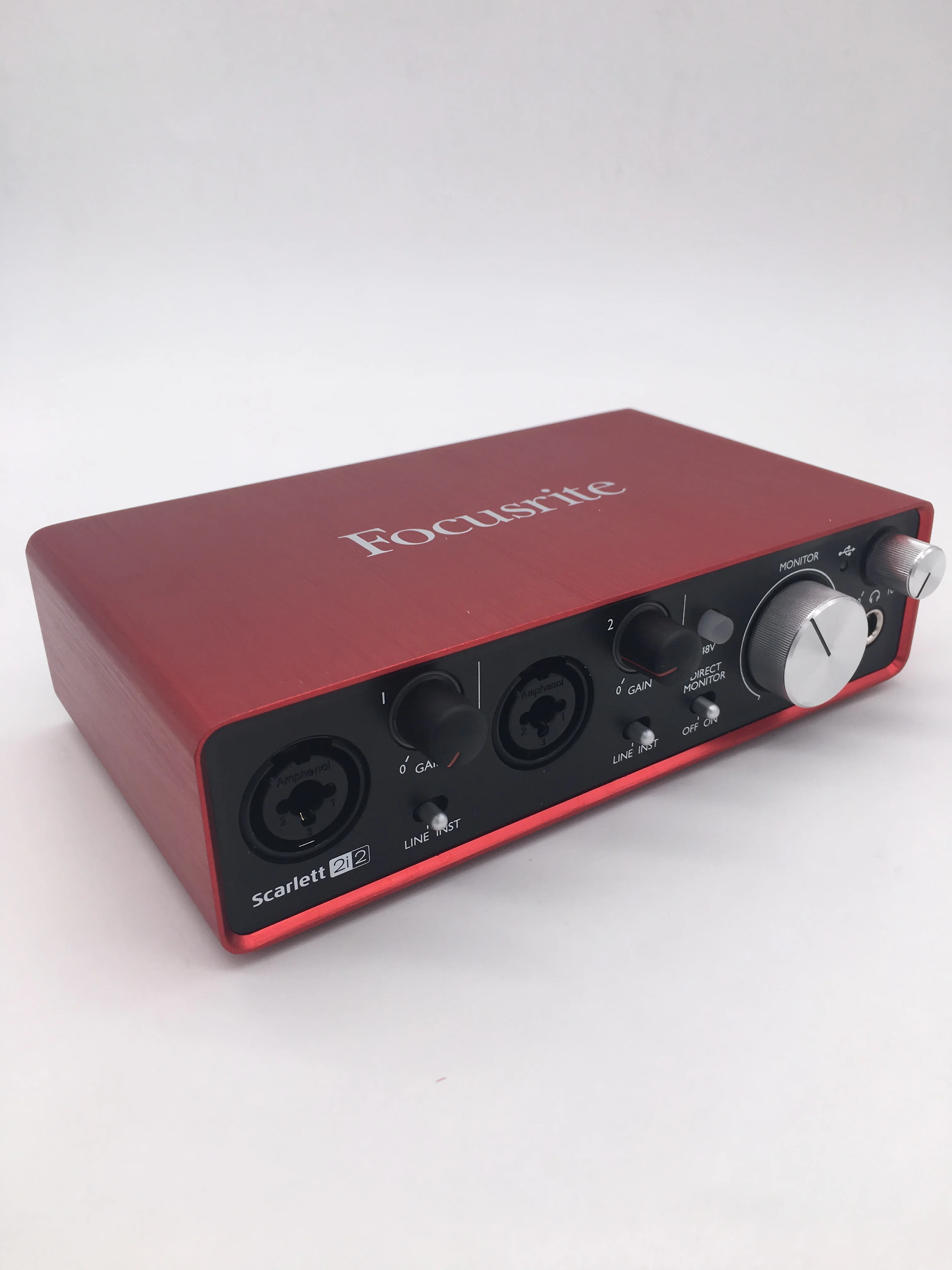 

Upgraded New Focusrite Scarlett 2i2 (2nd gen) Professional recording audio interface USB 2.0 sound card with mic preamp
