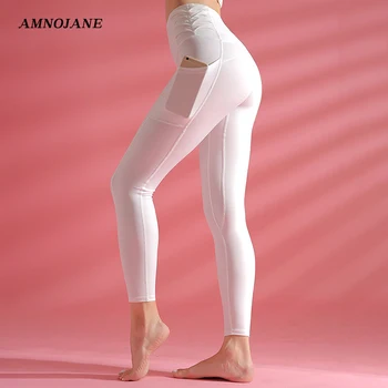 

Leggings Sport Women Fitness Plus Size Yoga Pants With Pockets Seamless Gym Colorvalue Sweatpants Running Tights Legging Push Up