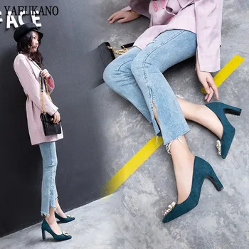 

Plus Size 35-43 Women Shoes Sexy Pointed Toe Pumps women Shoes Zapatos Mujer High Heel Wedding Shoes