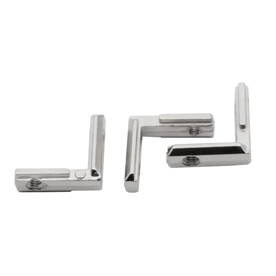 Set Of 4 L-Shaped Corner Joint Brackets (for 2020 Aluminium T-Slot