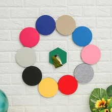 1 шт. круглая войлочная доска с буквами в скандинавском стиле для заметок, заметок, расписаний, фото, демонстрационная доска, самоклеющиеся наклейки на стены