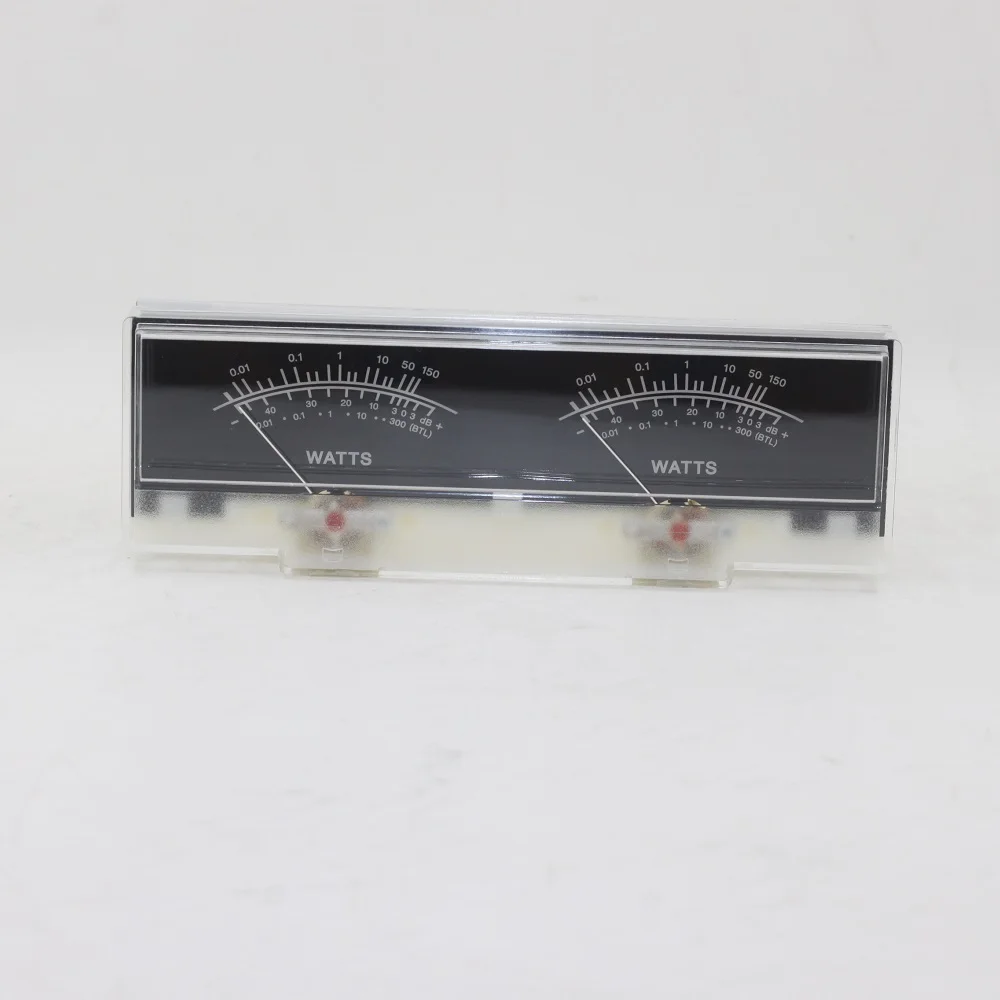 P-78WTC  VU Meter DB Level Header Audio Preamp Power Amplifier Chassis White LED Backlight