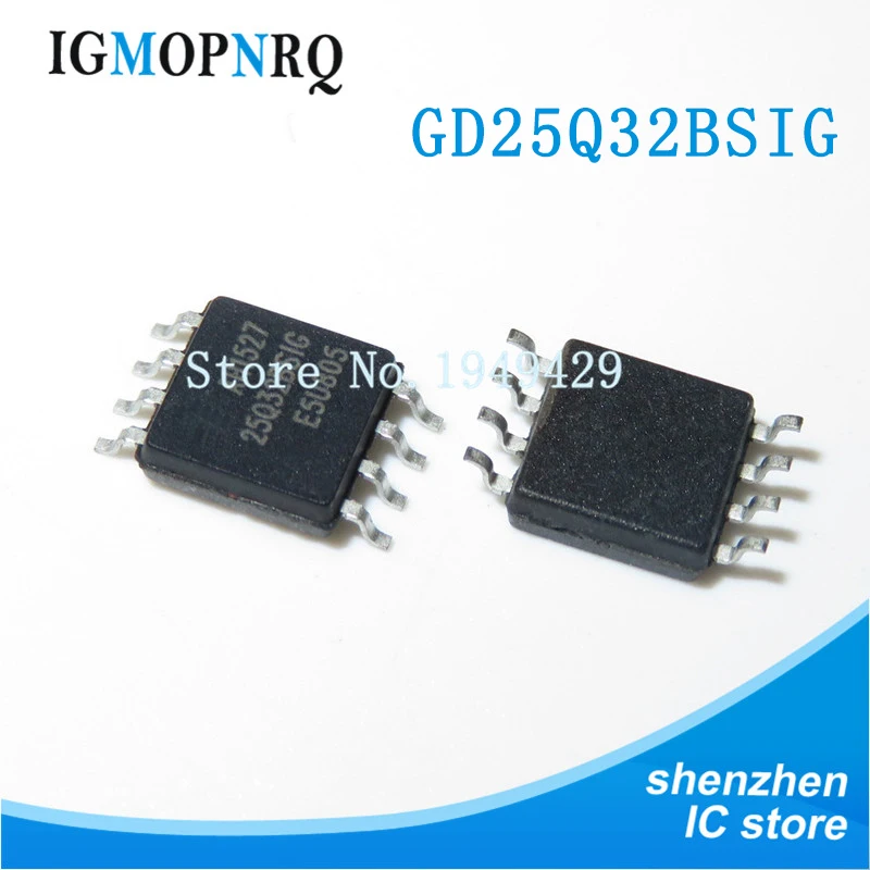 5pcs GD25Q32BSIG SOP-8 GD25Q32 SOP8 25Q32BSIG GD25Q32CSIG 25Q32 25Q32CSIG nuevo SOP original