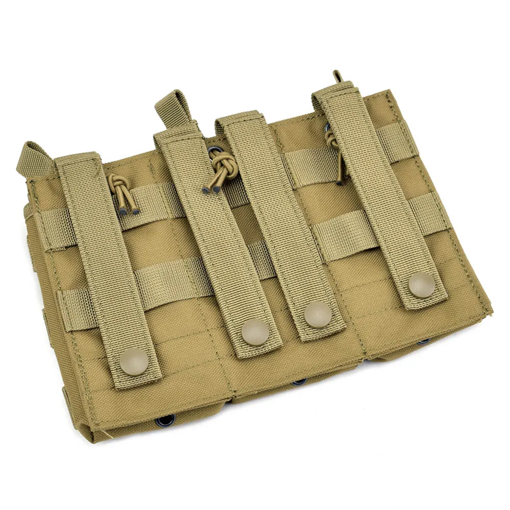 ActionUnion Тактический Подсумок 1000D нейлон тройной M4 Molle Camo Fastmag Чехлы клип сумка Военная страйкбол Пейнтбол Охота
