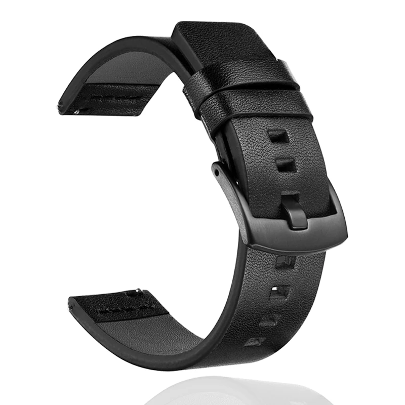 Ремешок сменный из натуральной кожи для HUAWEI WATCH GT 2 46 мм/GT Active мм/HONOR Magic|Ремешки