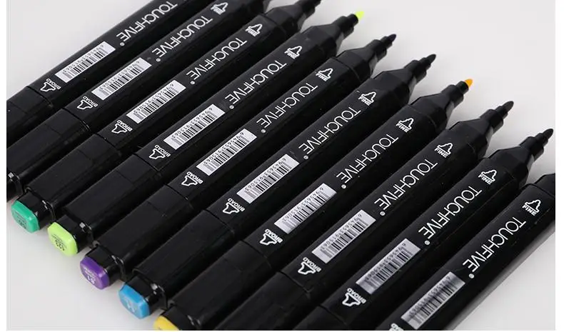 TOUCHFIVE Optional168 Colors Sketch Markers Alcohol Based Markers Painting Art Supplies Pen for Kids , adult painting,Coloring TOUCHFIVE Optional168 Colors Sketch Markers Alcohol Based Markers Painting Art Supplies Pen for Kids , adult painting,Coloring