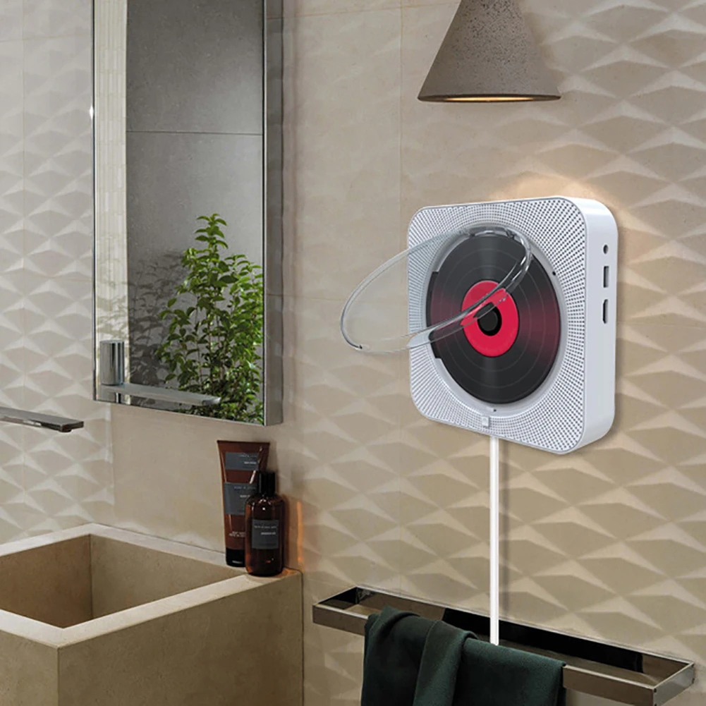 Bluetooth Wall-mounted CD Player Stereo Audio