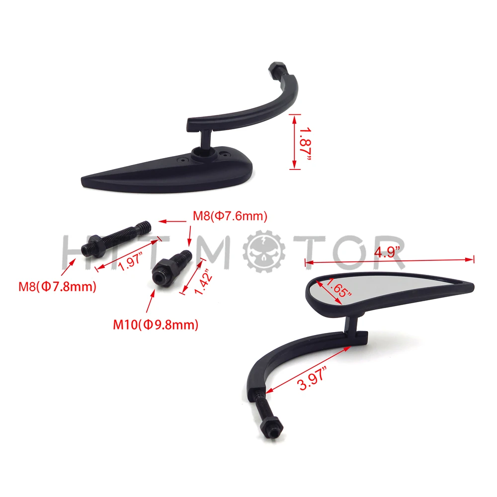 Для Harley davidson street sports cruiser Claw style заднего вида Afetermarket Бесплатная доставка