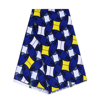 

Hot sale ankara dutch Wax High Quality Yellow color Wax dutch 2019 African for patchwork sewing