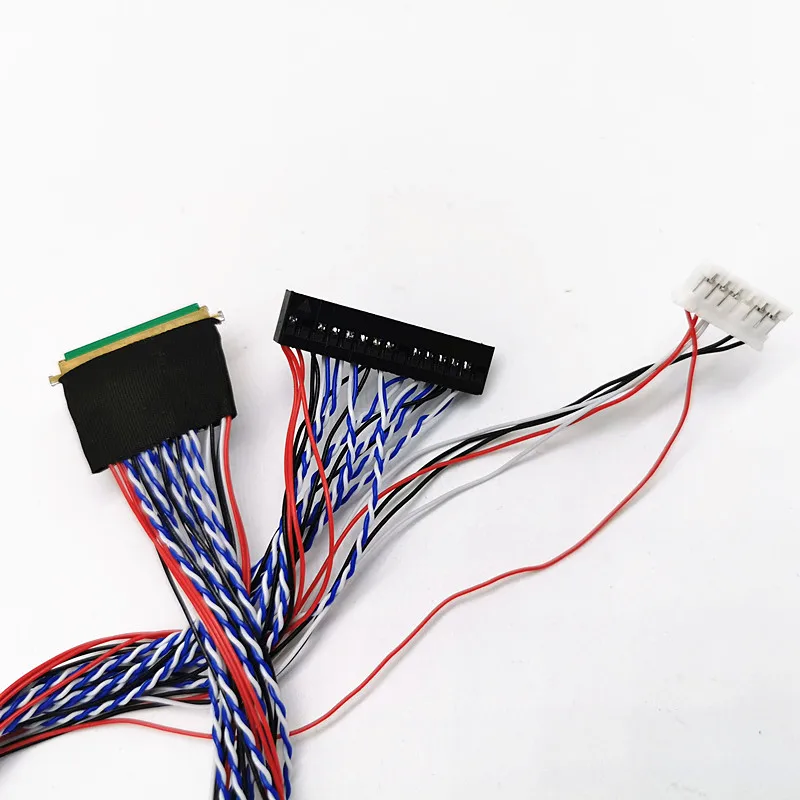 IPEX 40 Pins Pitch 0.5mm 2 ch 6-bit For 14.0/15.6/17.3/18.4 " 2 Channel 6 Bit LED LCD LVDS Scherm Kabel Voor Display