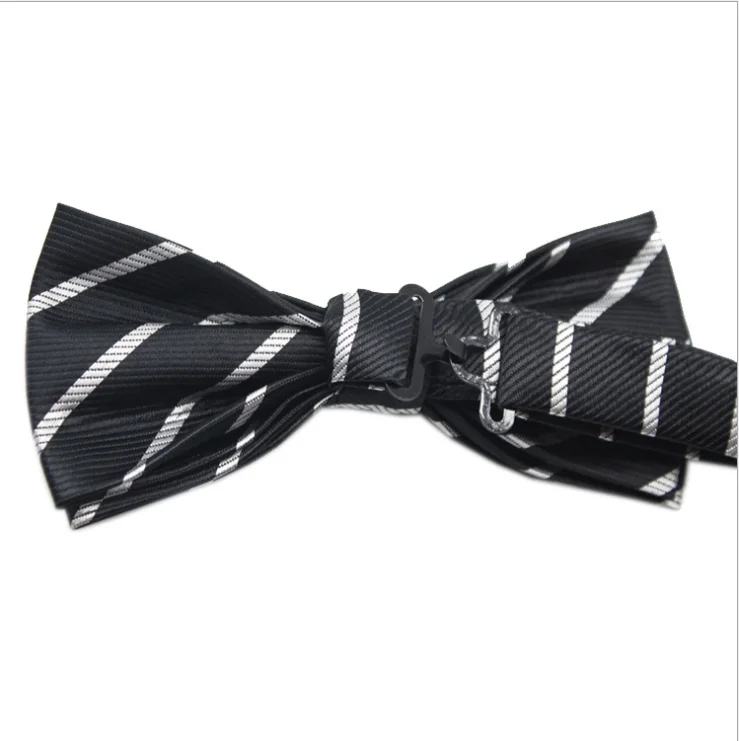 Мужской Британский галстук-бабочка, мужской индивидуальный галстук-бабочка в полоску и в деловом стиле