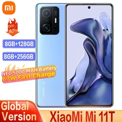 Global Version Xiaomi 11T 5G Smartphone 128GB/256GB MTK Dimensity 1200-Ultra 108MP Camera 120HZ Display Screen 67W Fast Charge