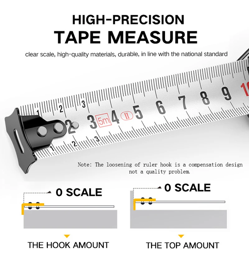 40M Infrared Laser Rangefinder Distance Measuring Tape Rechargeable USB Laser Ruler for Area Volume Pythagorean Measurement