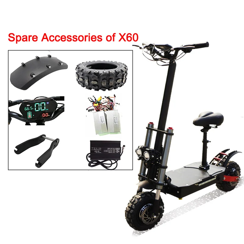 X60ElectricScooterPartsfor11inchOffRoad80KMH60V3200