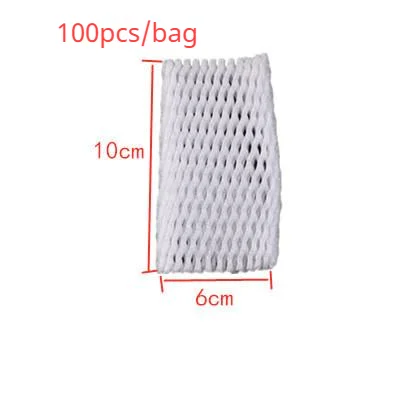 Foam Net sleeve Pocket Shockproof Protection Transport Packing Wine Glass Bottle Fragile Items Vegetable Fruit Thicken Mesh Bag 10x6CM