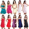 Verano nueva mujer ropa de dormir mujer Sexy Spaghetti Strap camisón talla grande XXXL rayón camisón corto bata vestido ► Foto 3/6