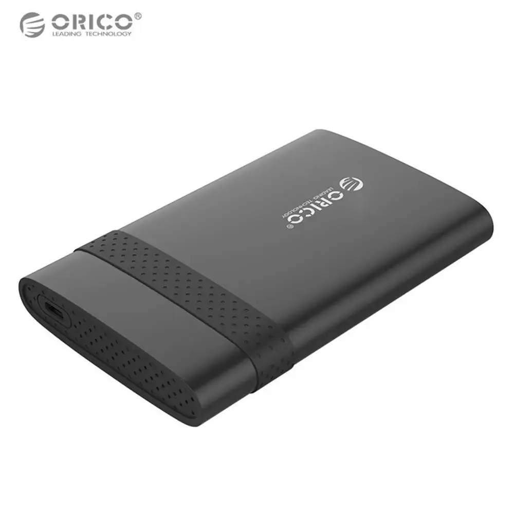 Orico высокоскоростной с двойным вставным TYPE-C корпус для жесткого диска 2,5 Внешний SATA 3/2/1 Футляр для жесткого диска