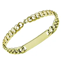 8 мм браслет из нержавеющей стали пустые ID метки бар браслеты зеркальная полировка высокое качество для мужчин модные ювелирные изделия лучший подарок