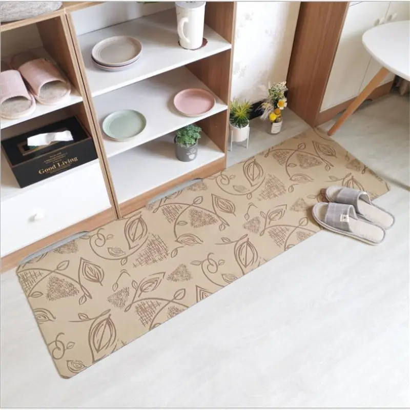 Коврик для двери, Европейский цветочный узор с листьями, коврик для дома, Декор для дома, рождественские украшения для дома, ковер для кухни - Цвет: 13