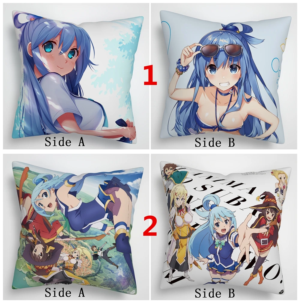 

Suef Anime KonoSuba Anime two sided Pillow Cushion Case Cover