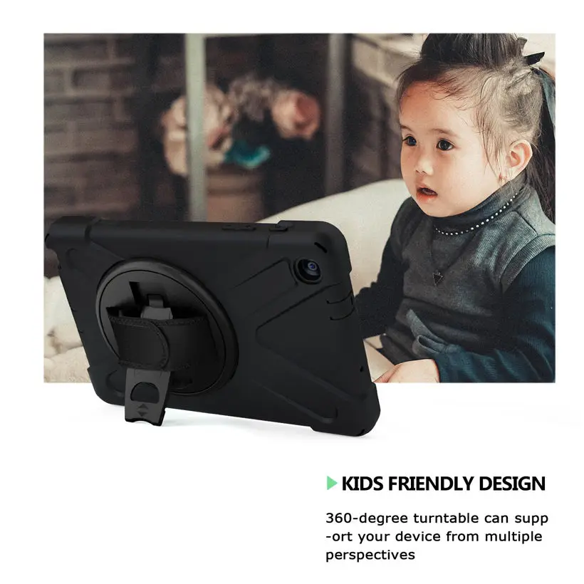 Capa para Samsung Galaxy Tab a 8.02023 com s Caneta 8.0 Sm-p200 P200 P205 Capa Funda Resistente à Prova de Choque com Alças de Pulso - Imagem 5