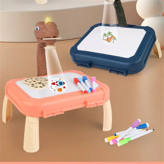 Mini projektor Led rysunek artystyczny lampa stołowa zabawka dla dzieci