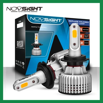 

NOVSIGHT 3000K H7 LED H4 Car Light For Auto Headlight Bulbs H11 LED H8 HB3 H1 H3 9006 H13 9007 6500K LED Headlamp Fog Light Bulb