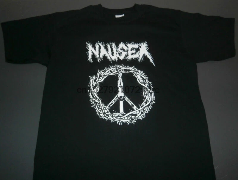 Футболка с надписью nates PUNK corust METAL DISCHARGE DOOM CRASS | Мужская одежда