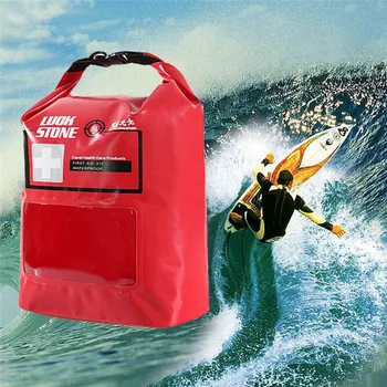 

1.2L/5L/8L Rafting Camping Portable Medical Bag Red Waterproof First Aid Bag Emergency Kits