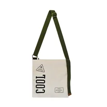 Креативный стиль 14 Ann Женская Холщовая Сумка Amazon Cross Border плоская сумка через плечо модная с буквенным принтом квадратная Слинг Сумка