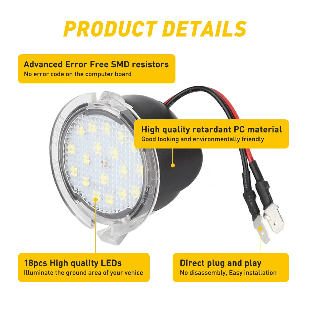 AUXITO ڵ LED  ̵ ̷ Ʈ ۵ ,  ͽ  F150 ÷ ͽ÷η  SVT ䷯  LS, 2 
