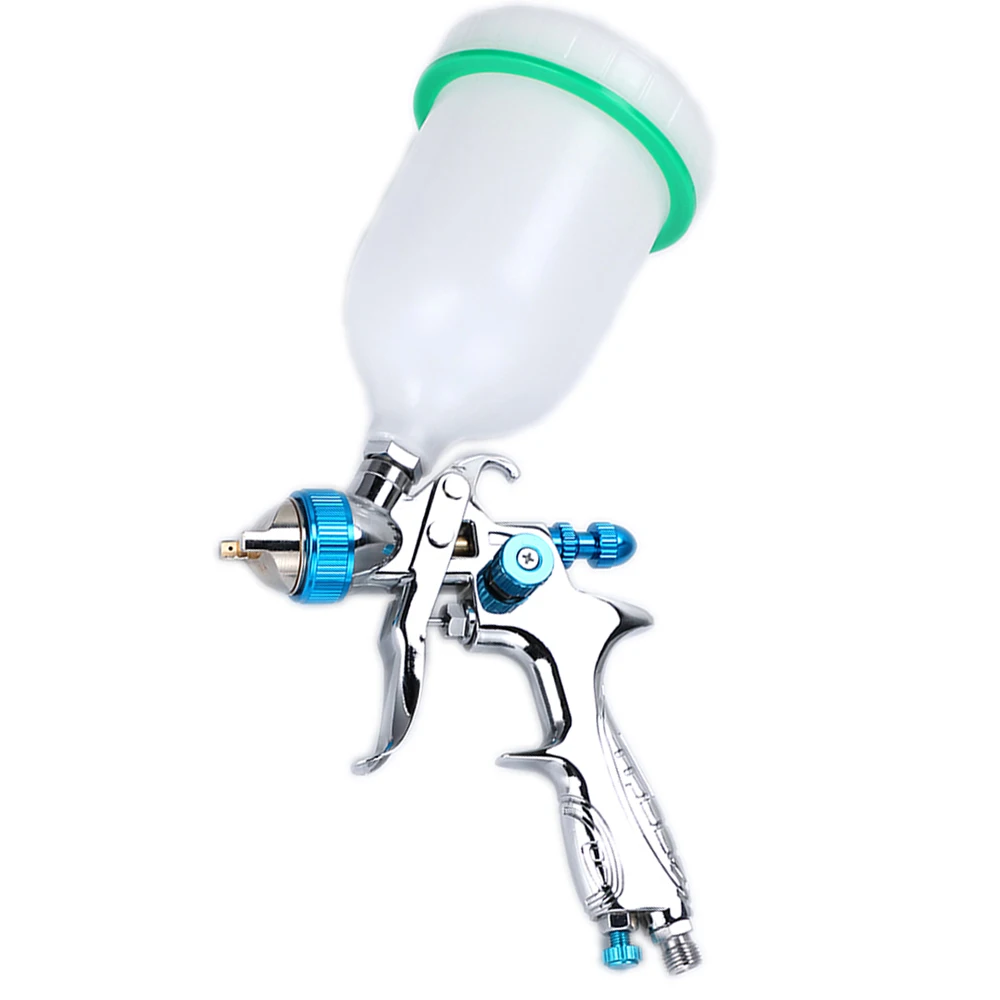 

1.4mm nozzle HVLP spray gun gravity pneumatic spray gun 600ml cup, used for automobile spray gun, classic and durable