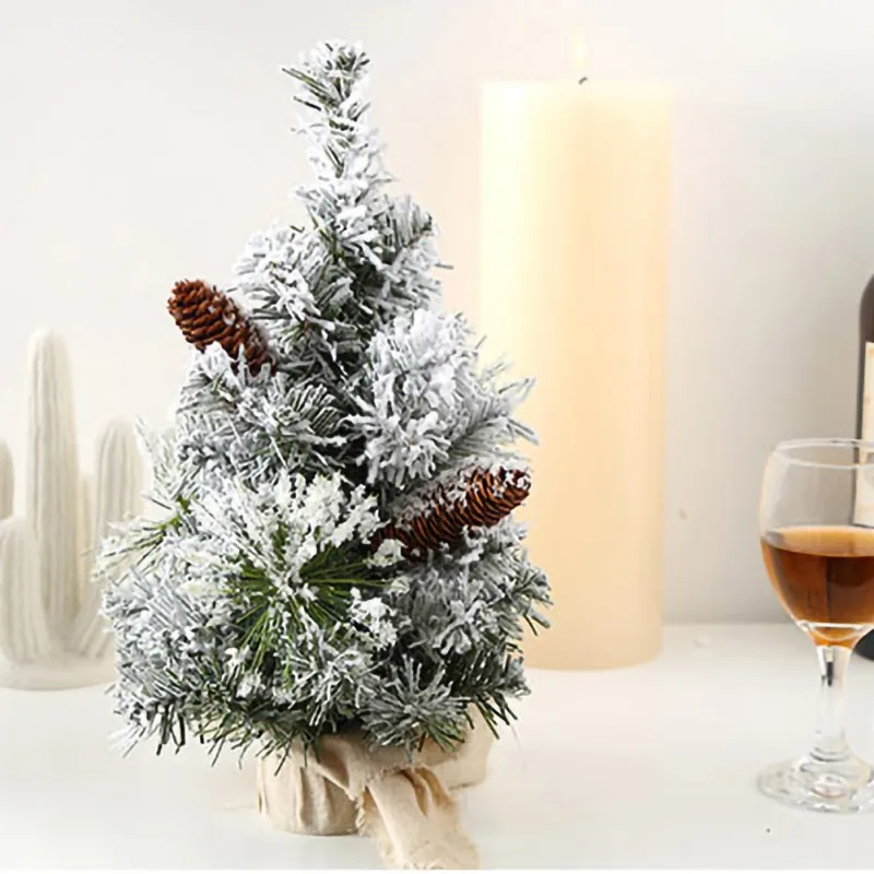  Christmas Tree Artificial Table Decorations Christmas Miniature Festival Tree House Room Desktop Or