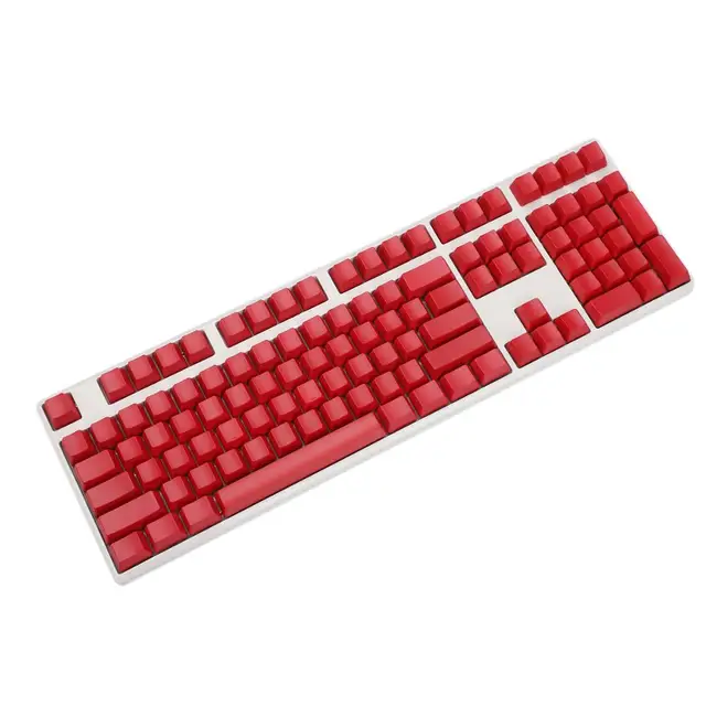 Teclas PBT espessas em branco para teclados mecânicos 3 Teclas PBT espessas em branco para teclados mecânicos